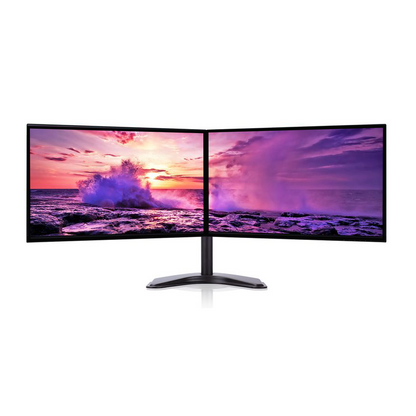 Dual Monitor 2 x 22" Dual Screen Home Office Dual monitor Bundle with Stand.