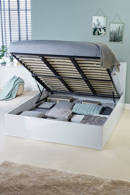High Gloss Ottoman Bed