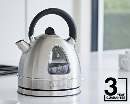Cuisinart Signature Collection CTK17U Fırçalanmış Çelik 1.7L Geleneksel Su Isıtıcısı 