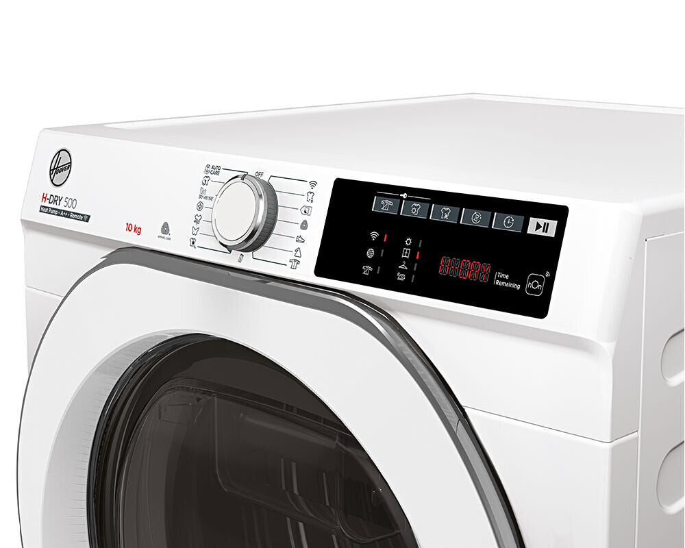 Hoover NDEH10A2TCE 10KG A++ WIFI & Bluetooth Heat Pump White Tumble Drye