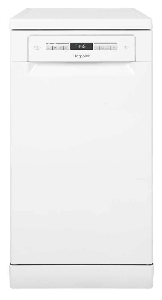 Hotpoint Ultima HSFO3T223W White Slimline 10 Place Freestanding Dishwasher