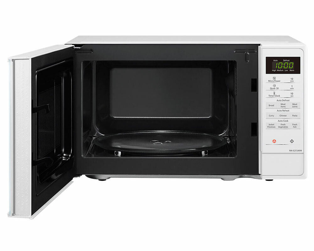 Panasonic NN-E27JWMBPQ White 20L Compact Microwave Oven