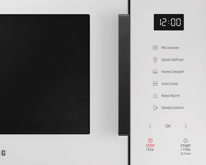 Samsung MS23T5018AE 23L White Freestanding Microwave