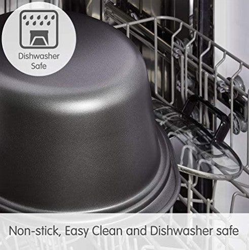 Morphy Richards Sear and Stew Slow Cooker 460016 Black and Rose Gold